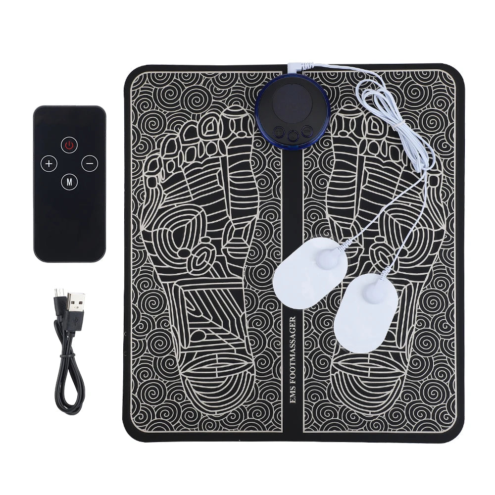 Electric Foot Massager Electrostimulation Massage Pad.
