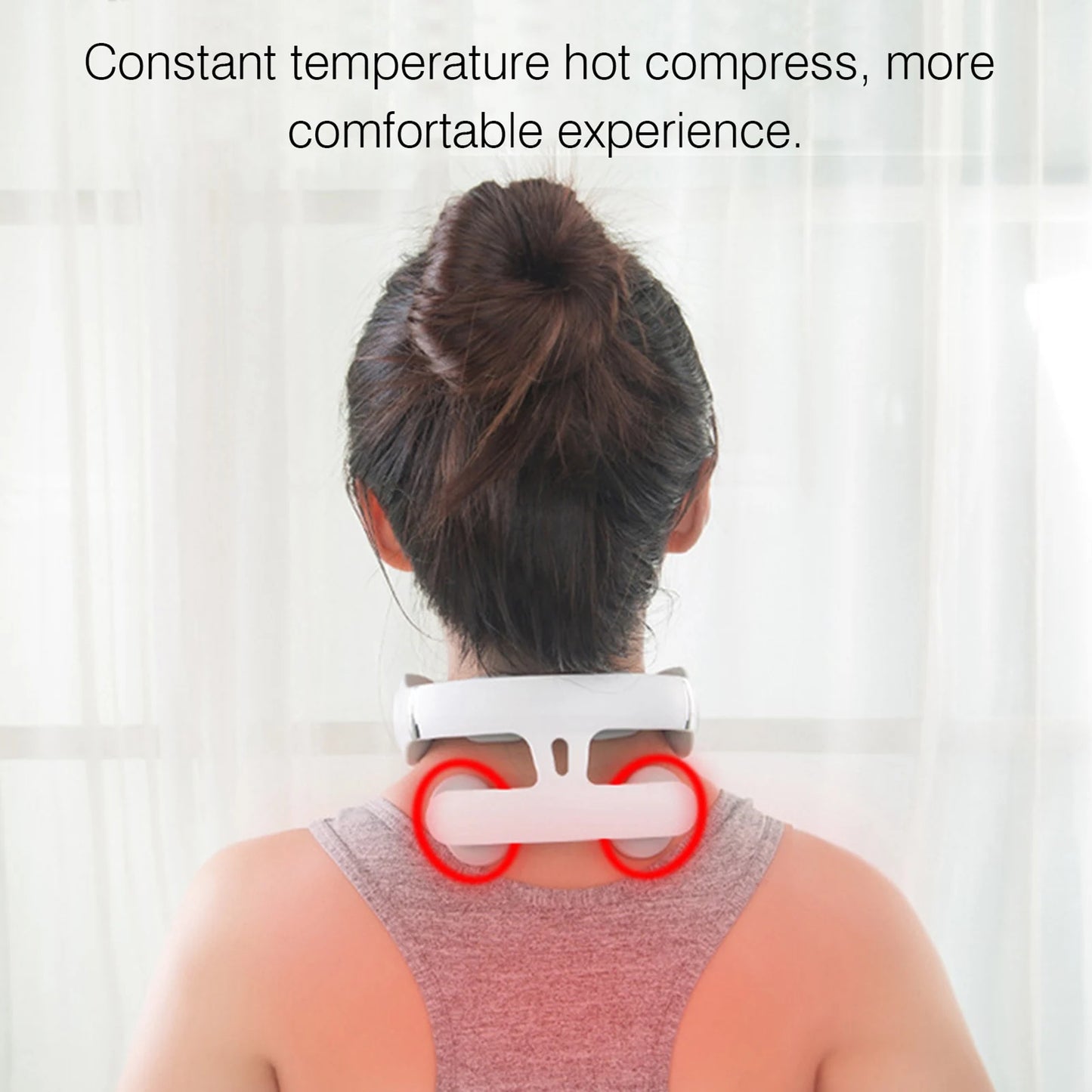 Cervical Massager 16 Modes Smart Pulse Heating for Neck Tension