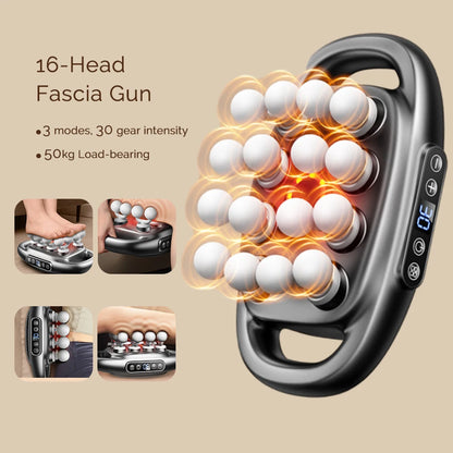 16-Head Fascia Gun Body Massager
