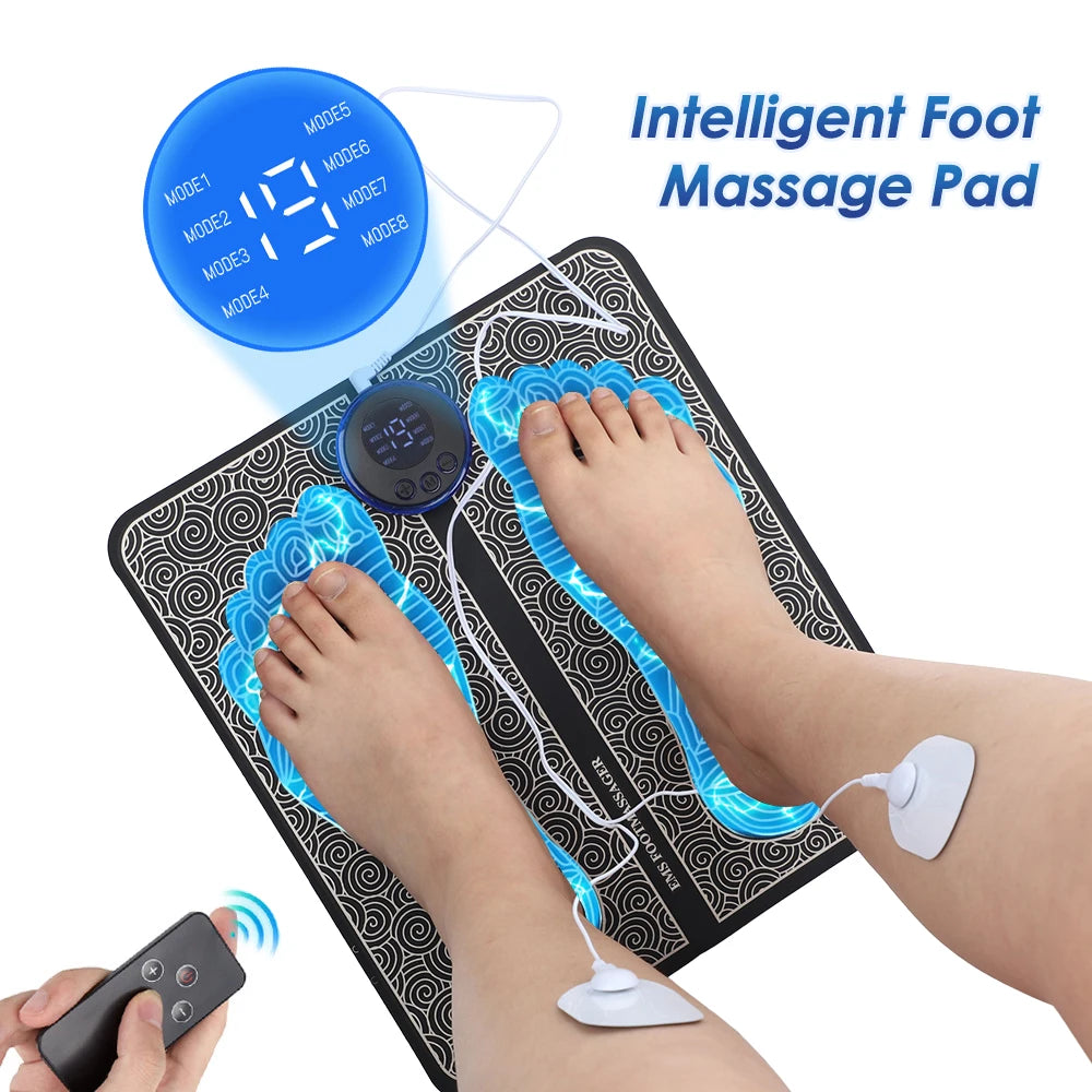 Electric Foot Massager Electrostimulation Massage Pad.